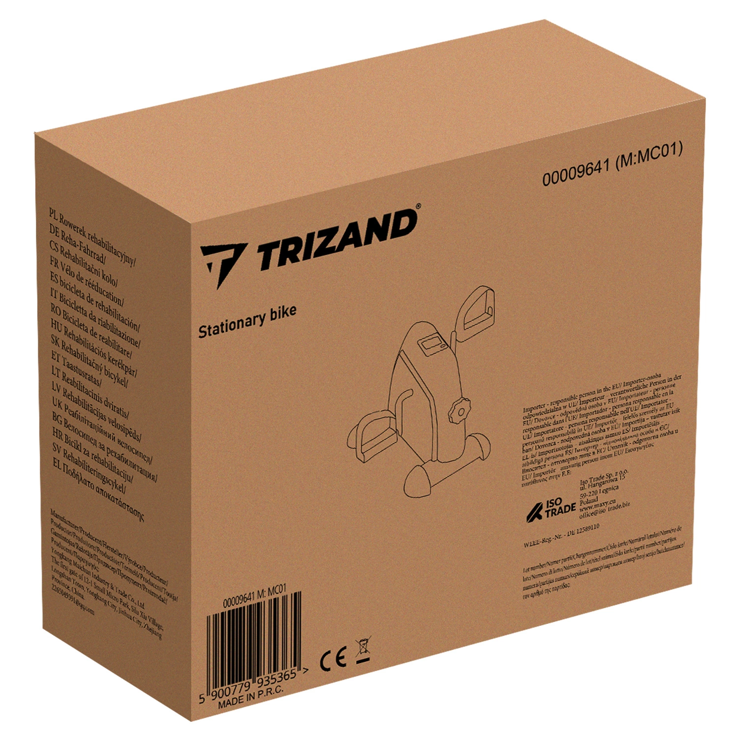 Rower Stacjonarny Rowerek Treningowy Rotor Rehabilitacyjny do Ćwiczeń 2w1 - obrazek 17